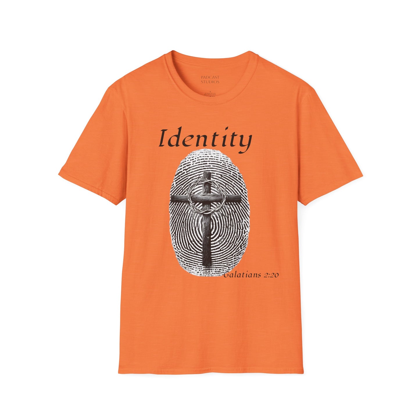 Identity -Fingerprint Design-Unisex Softstyle T-Shirt