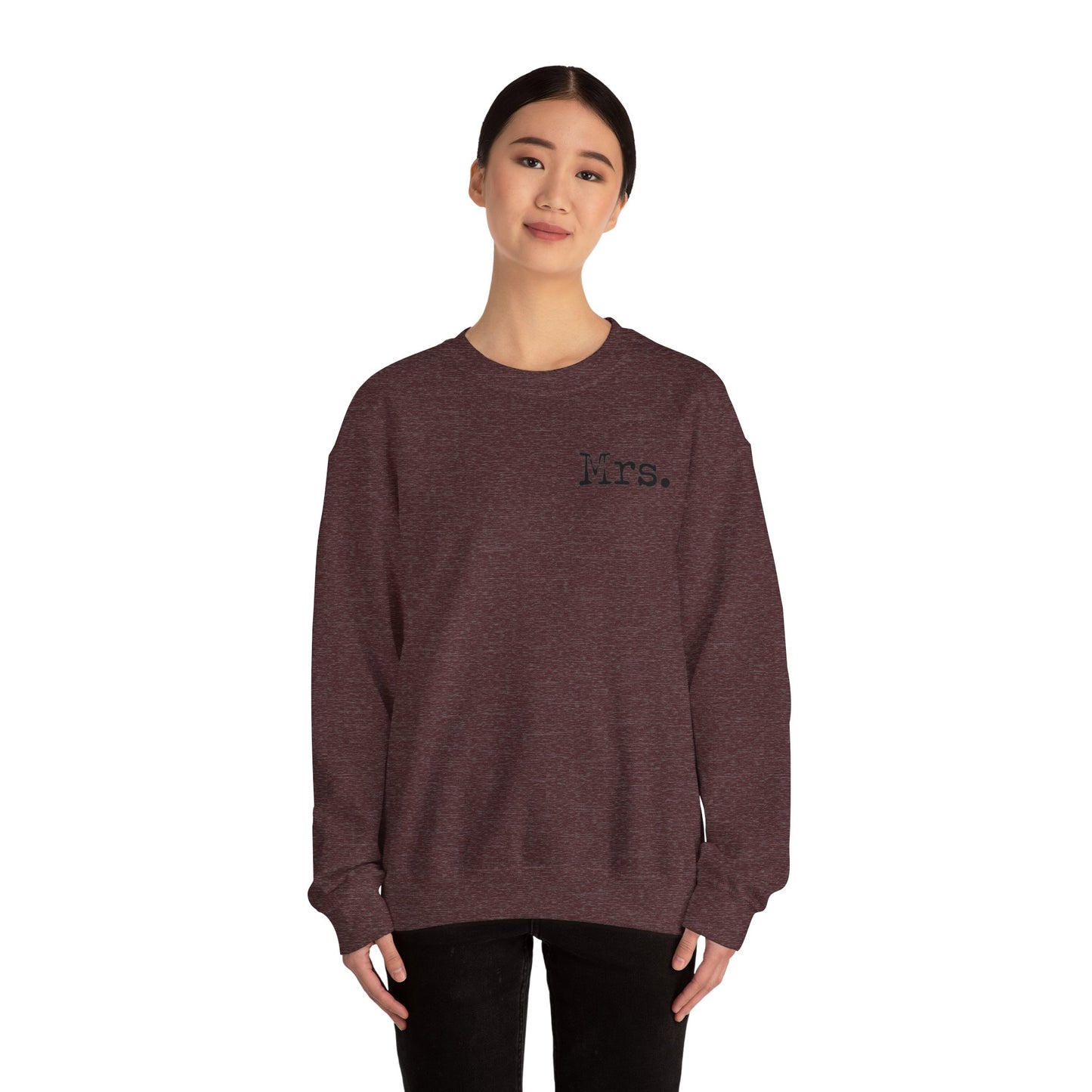 Mrs. Established 2025 Unisex Crewneck Sweatshirt | Perfect Wedding Gift