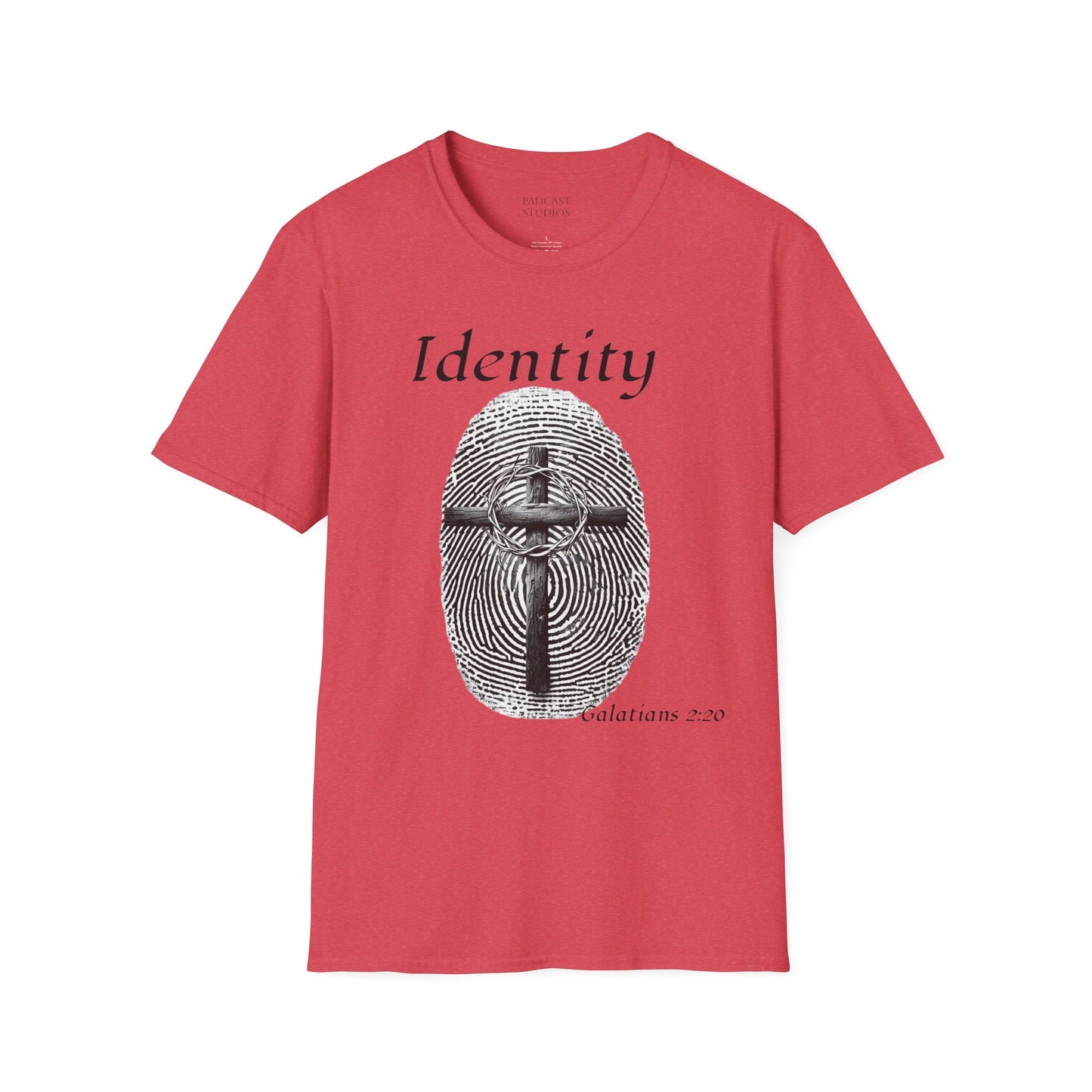 Identity -Fingerprint Design-Unisex Softstyle T-Shirt