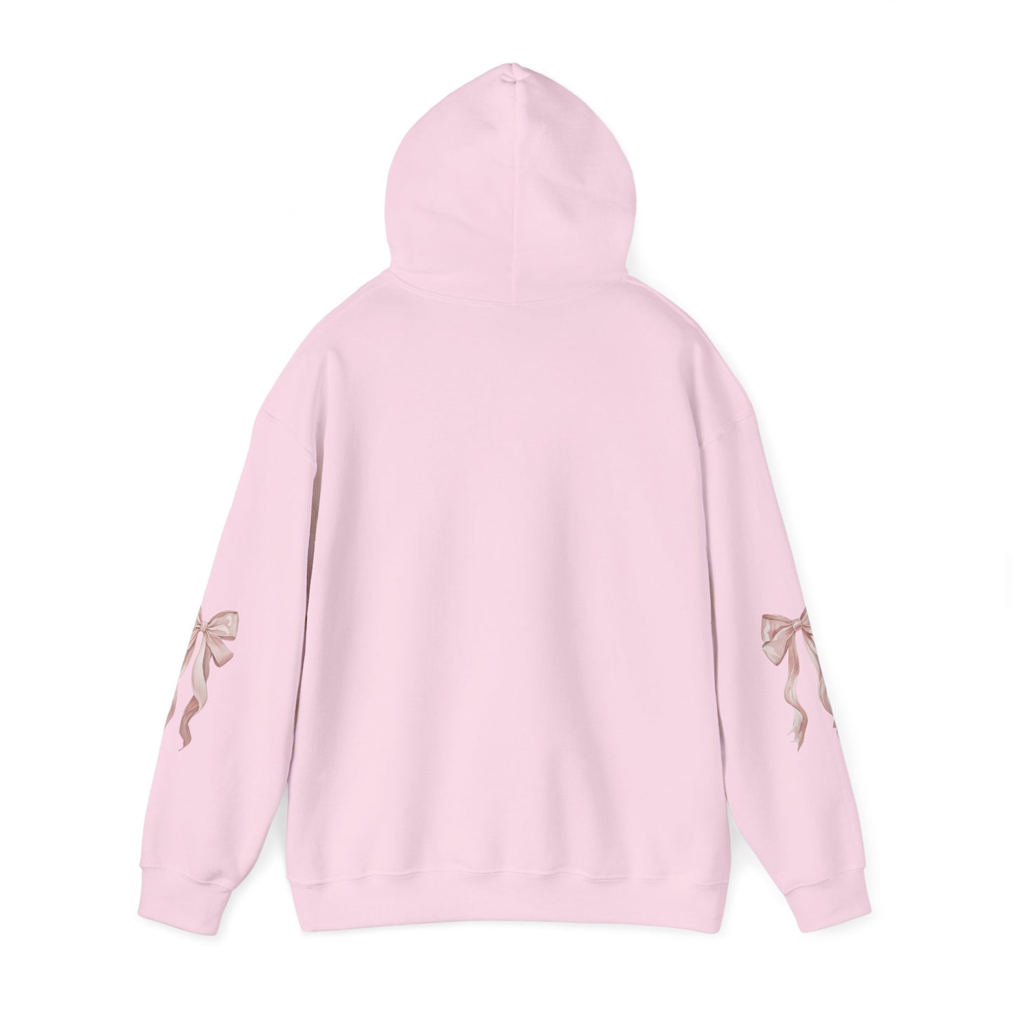 Coquette Bow Hoodie, Pink Ribbon Sweatshirt, Gift for Her, Comfy Pullover, Cute Jumper, Warm Hoody