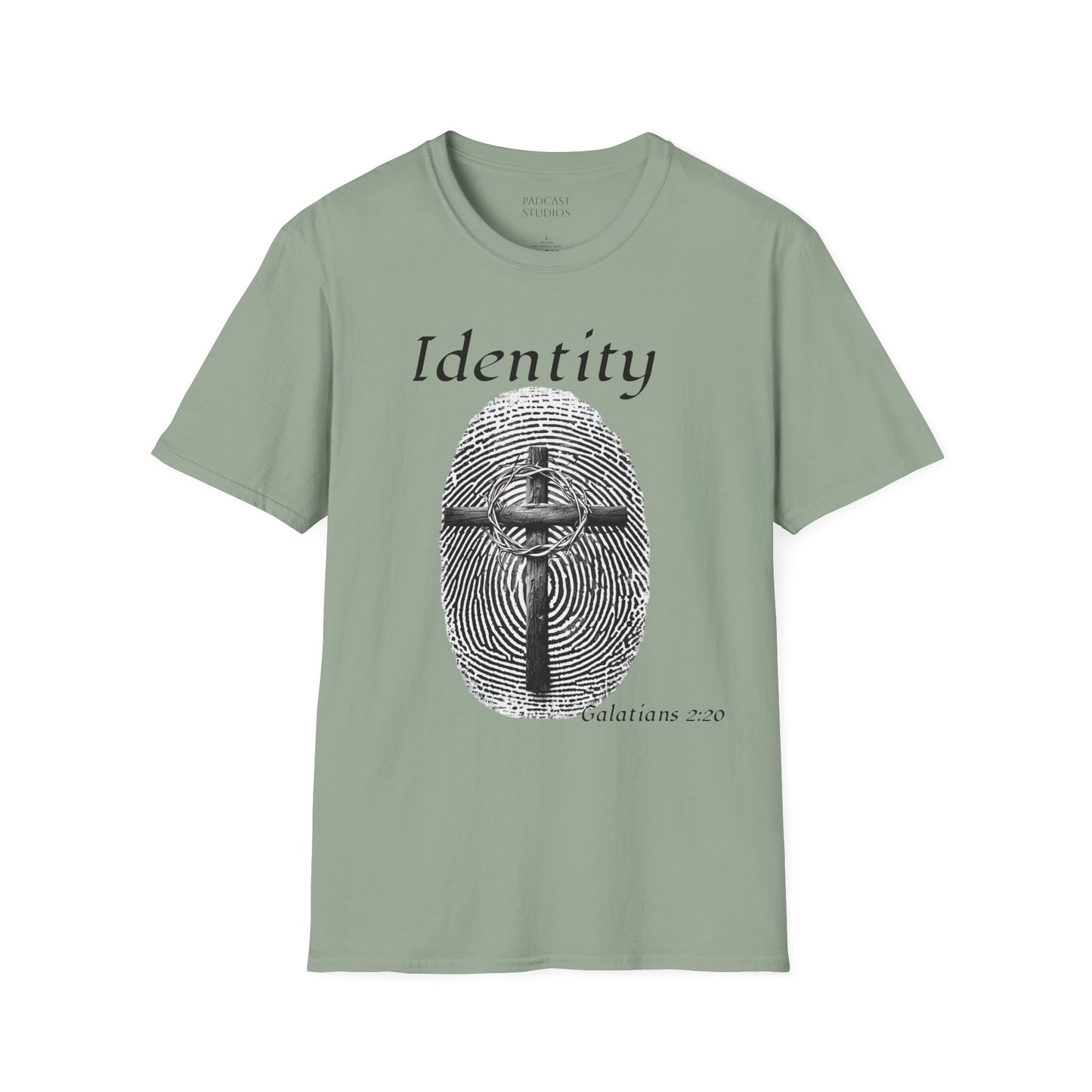Identity -Fingerprint Design-Unisex Softstyle T-Shirt