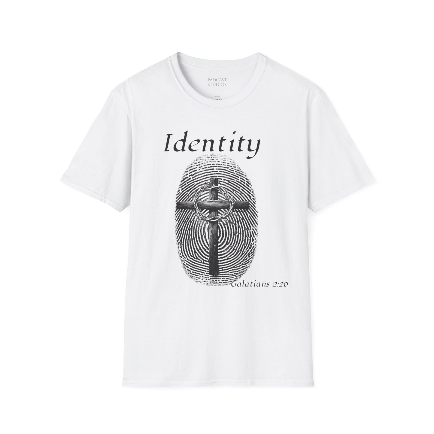 Identity -Fingerprint Design-Unisex Softstyle T-Shirt