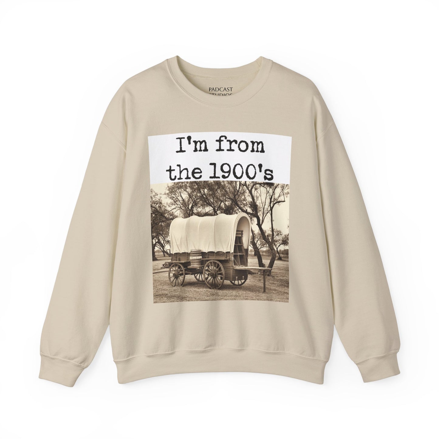 Vintage"I'm from the 1900s" Crewneck Sweatshirt - Unisex Heavy Blend