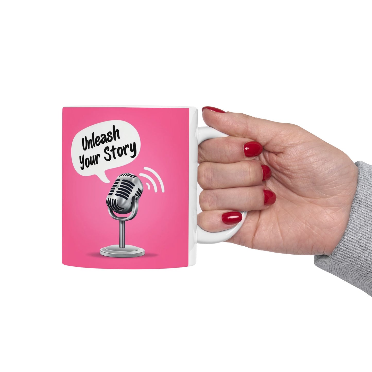 Mug for Podcasters - Unleash Your Story with Microphone Design