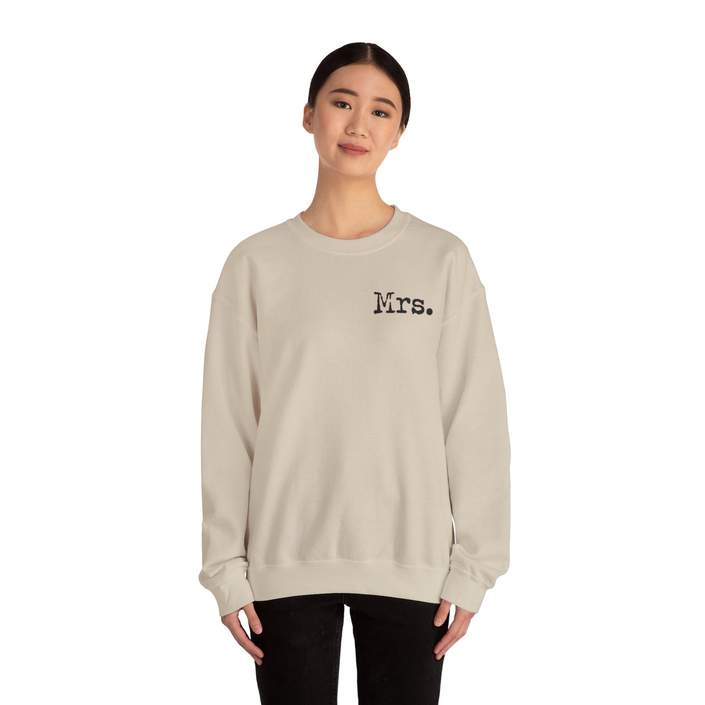 Mrs. Established 2025 Unisex Crewneck Sweatshirt | Perfect Wedding Gift