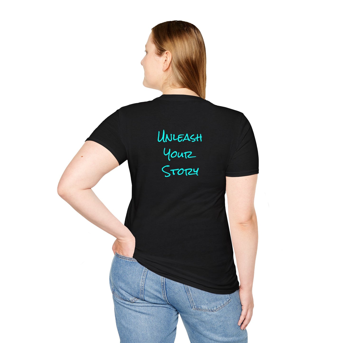 Unleash Your Story T-Shirt - PADCAST STUDIOS Graphic Tee for Creative Minds