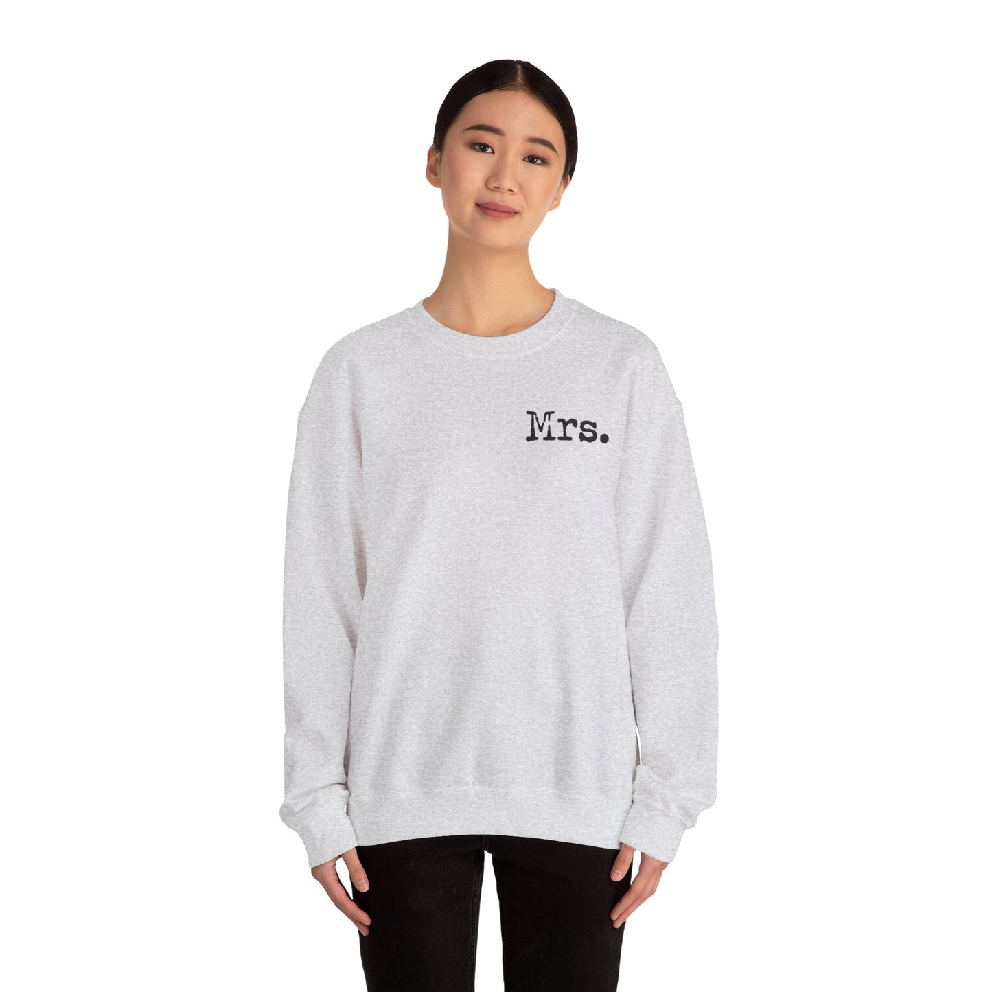 Mrs. Established 2025 Unisex Crewneck Sweatshirt | Perfect Wedding Gift