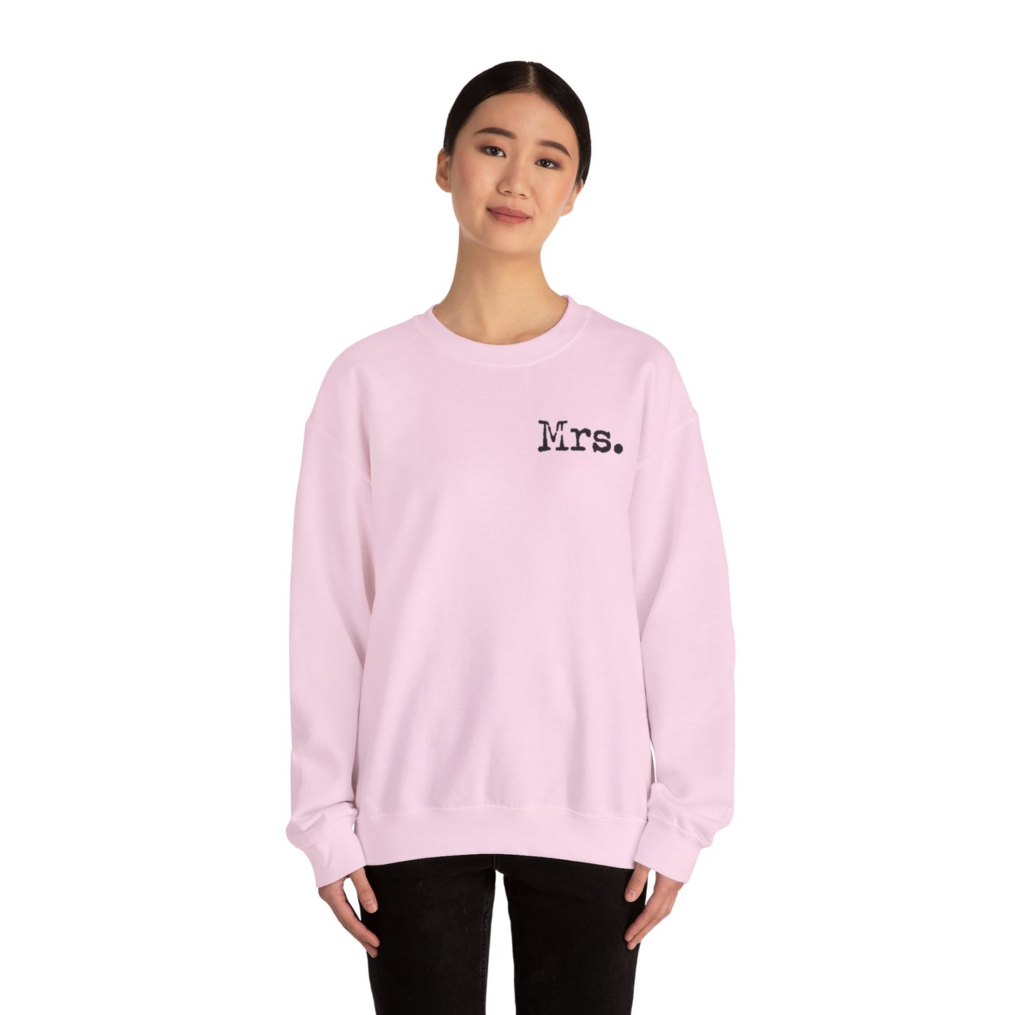 Mrs. Established 2025 Unisex Crewneck Sweatshirt | Perfect Wedding Gift