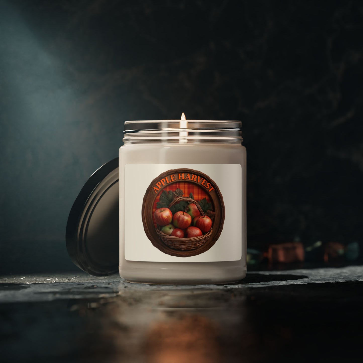 Clean Cotton Scented Soy Candle - Cozy Cabin Vibes, 9oz