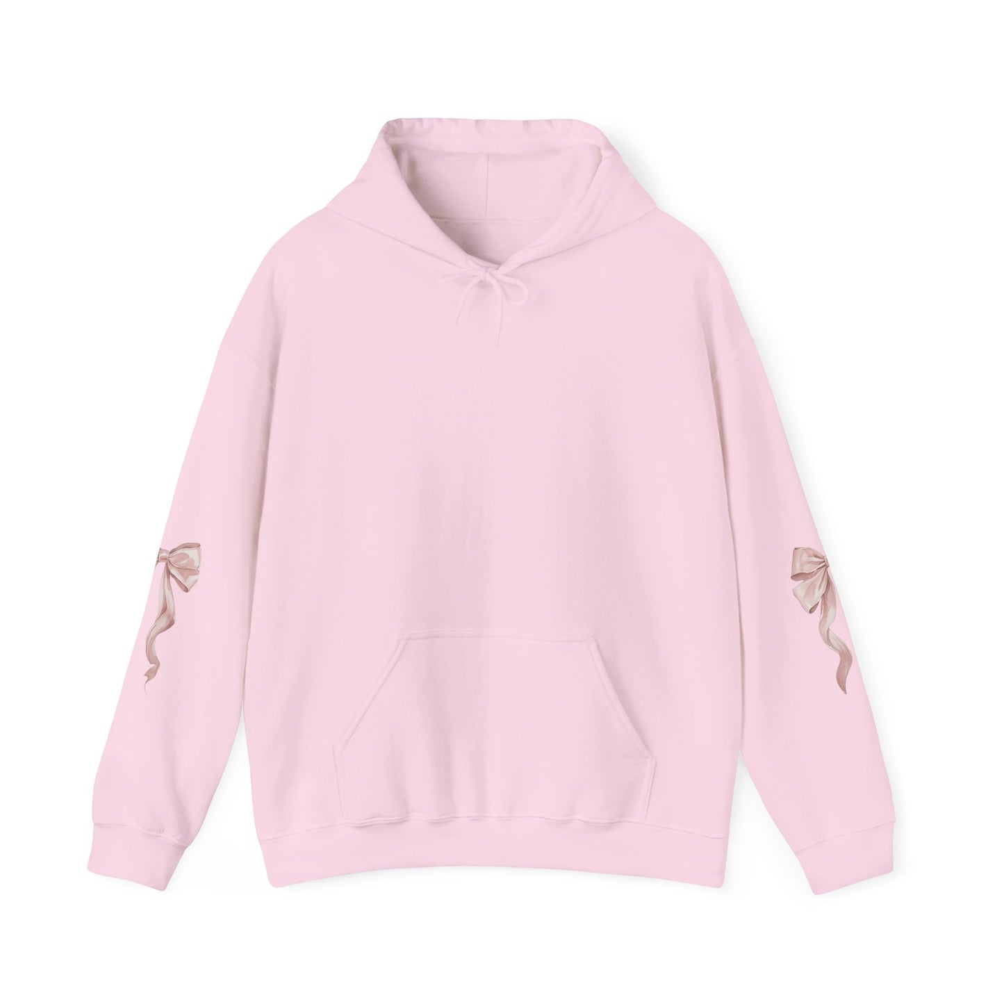 Coquette Bow Hoodie, Pink Ribbon Sweatshirt, Gift for Her, Comfy Pullover, Cute Jumper, Warm Hoody