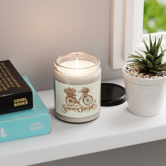 Summer Dreams Scented Soy Candle - 9oz, Perfect for Home Decor and Gifting