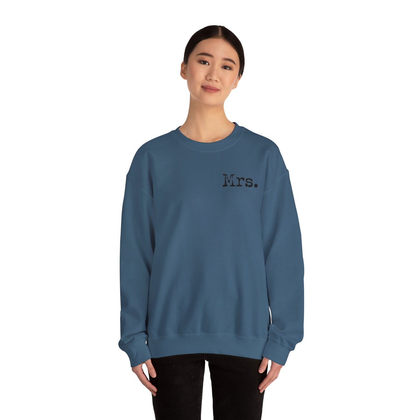 Mrs. Established 2025 Unisex Crewneck Sweatshirt | Perfect Wedding Gift