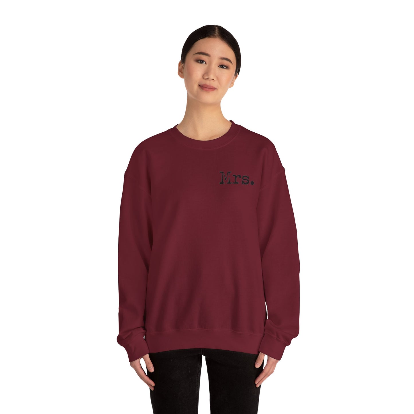 Mrs. Established 2025 Unisex Crewneck Sweatshirt | Perfect Wedding Gift