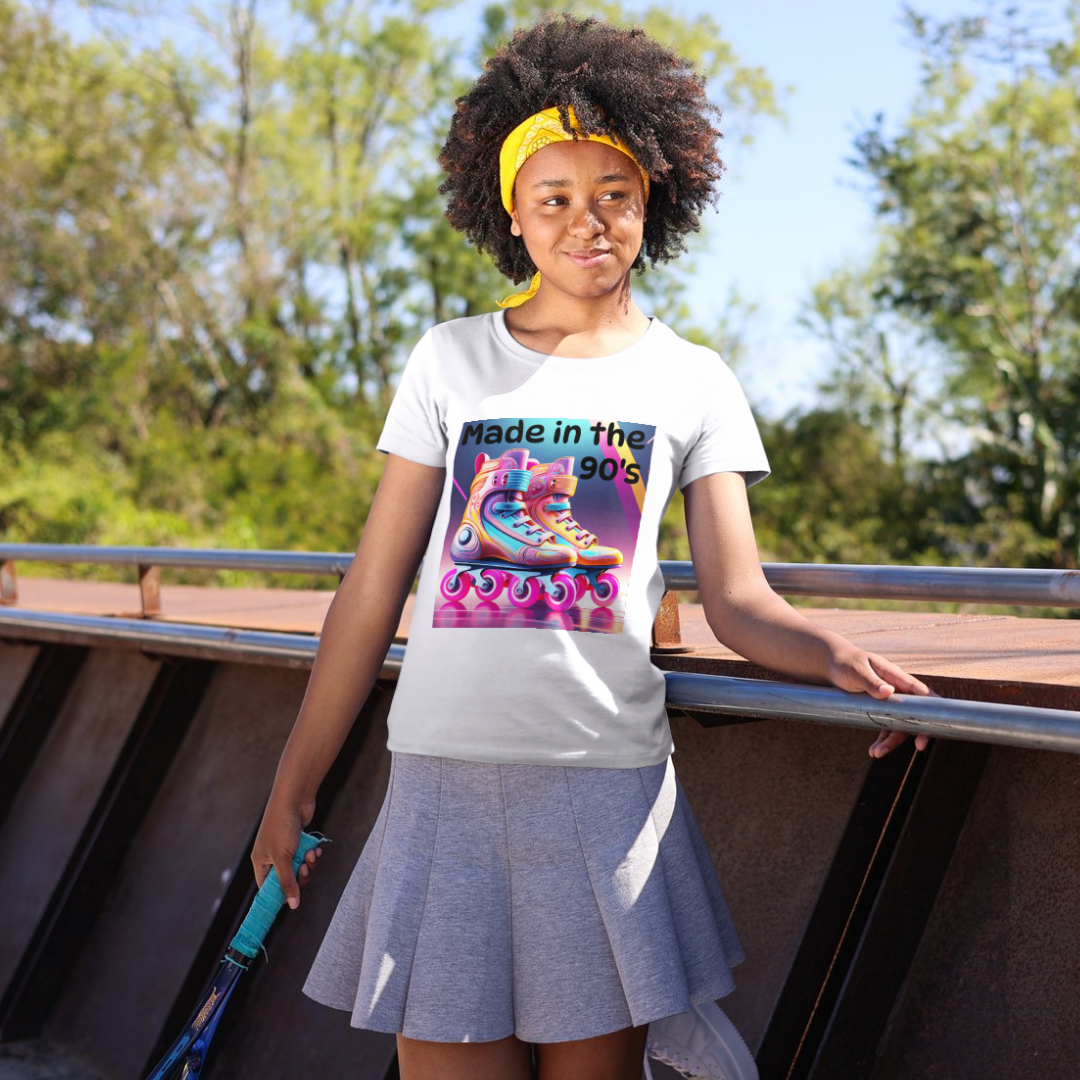 Made in the 90's Roller Skate Unisex Softstyle T-Shirt