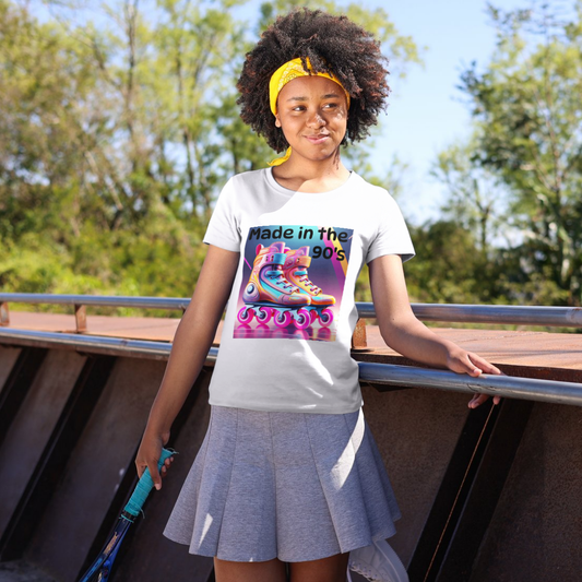 Made in the 90's Roller Skate Unisex Softstyle T-Shirt
