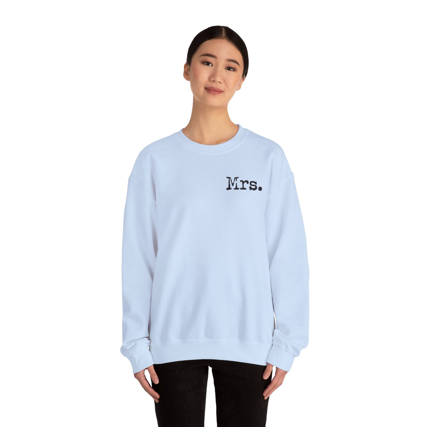 Mrs. Established 2025 Unisex Crewneck Sweatshirt | Perfect Wedding Gift
