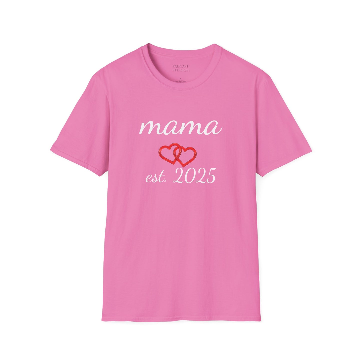 Mama Hearts Established 2025 Unisex Softstyle T-Shirt