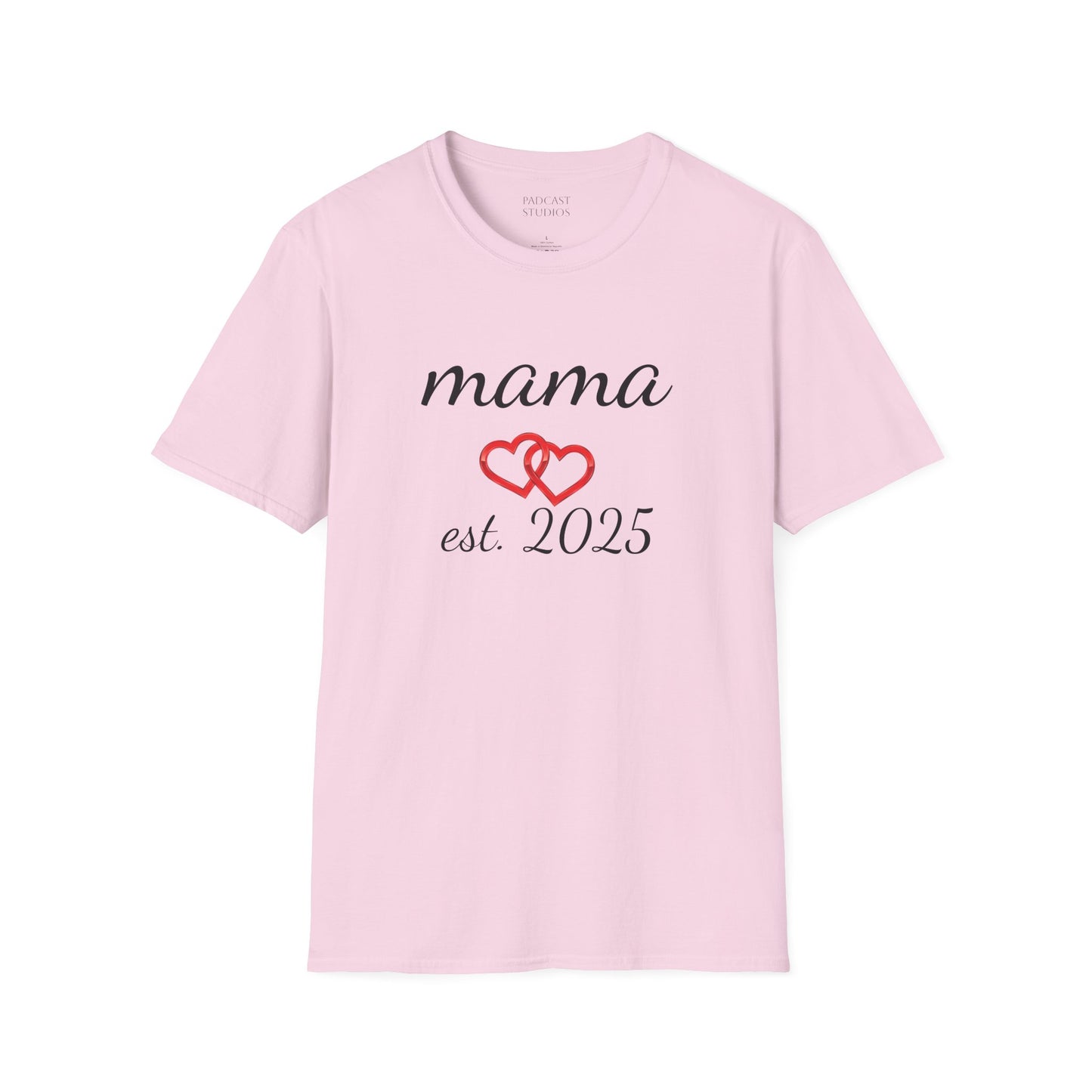 Mama Hearts Established 2025 Unisex Softstyle T-Shirt