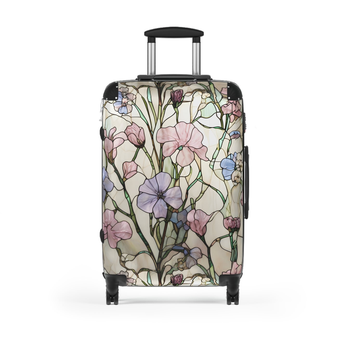 Floral Design Suitcase – Elegant Travel Gear for Adventure Lovers