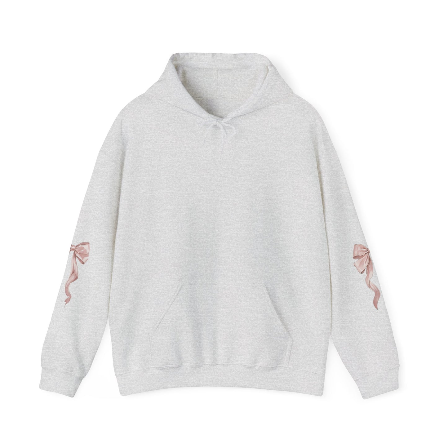 Coquette Bow Hoodie, Pink Ribbon Sweatshirt, Gift for Her, Comfy Pullover, Cute Jumper, Warm Hoody