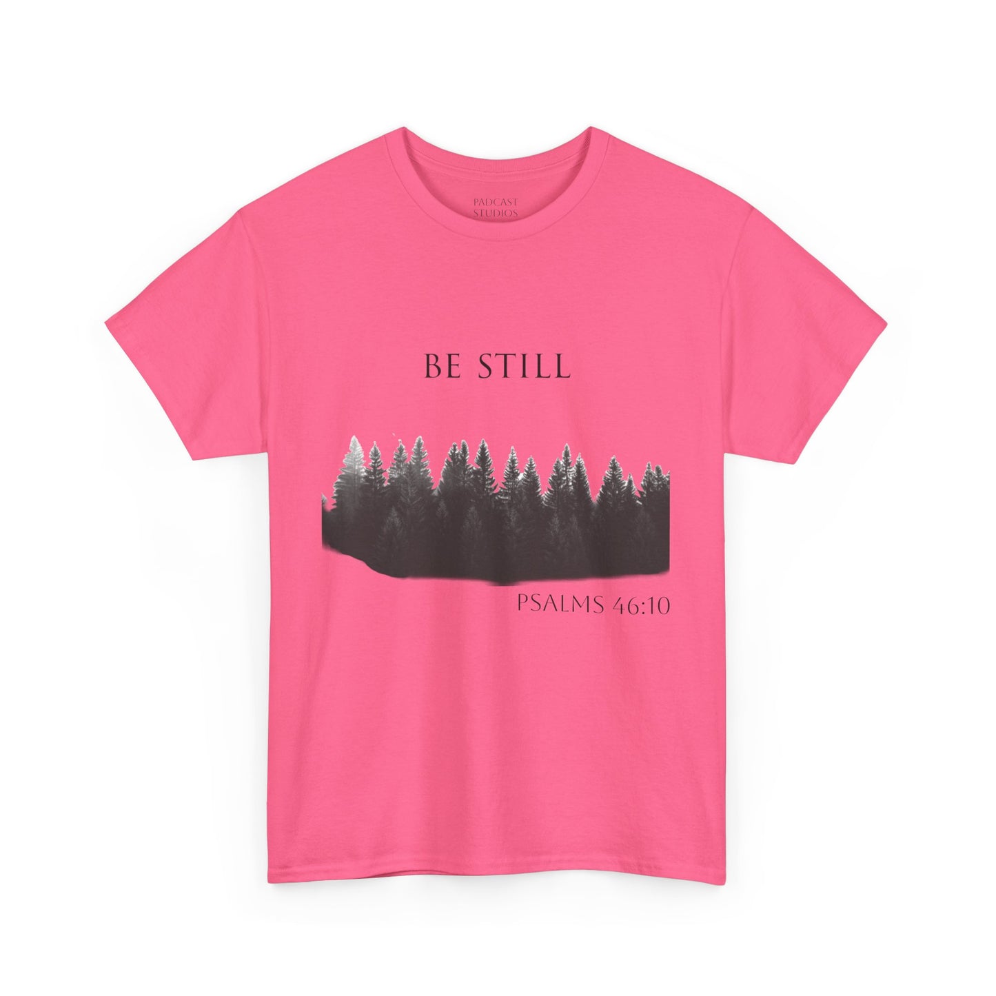 Be Still -Cotton Tee - Christian and Nature Inspired Relaxation Shirt