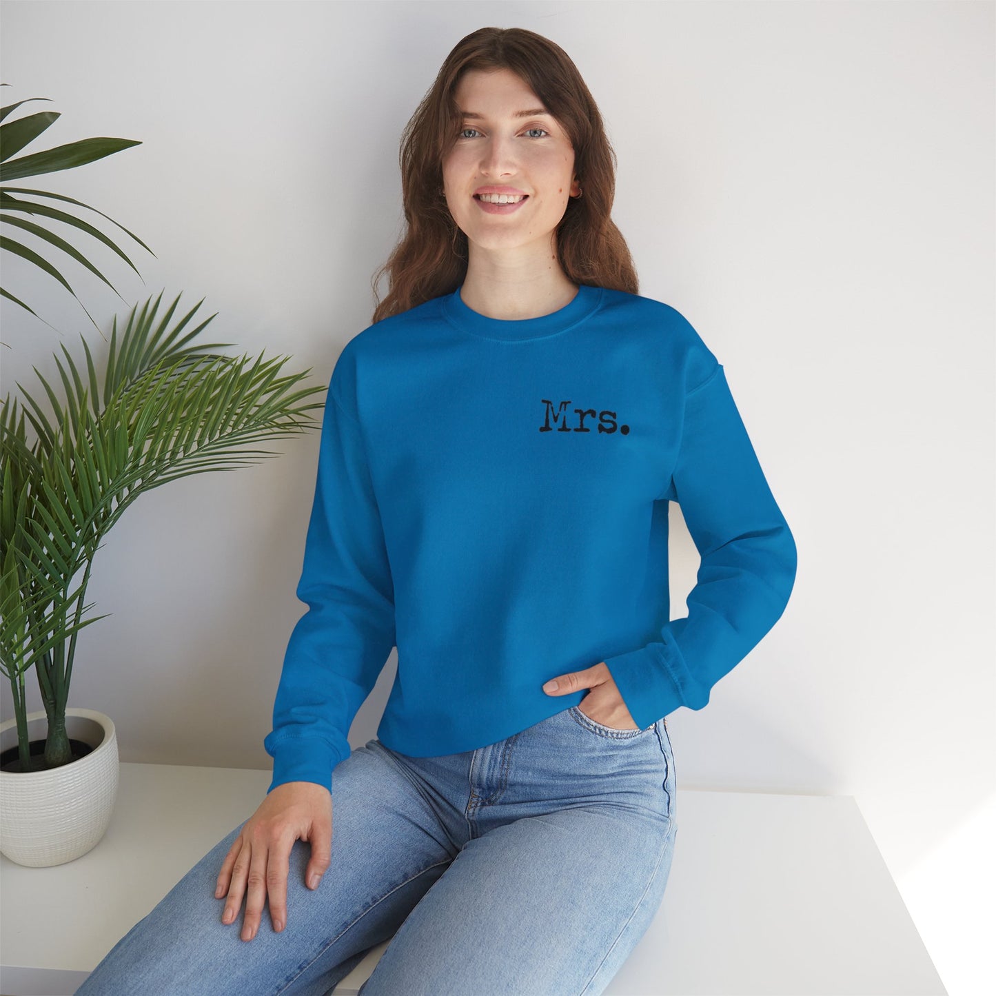 Mrs. Established 2025 Unisex Crewneck Sweatshirt | Perfect Wedding Gift