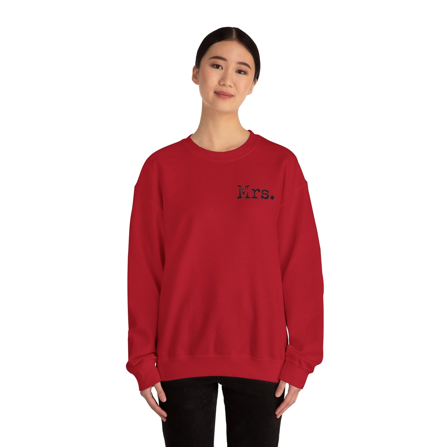 Mrs. Established 2025 Unisex Crewneck Sweatshirt | Perfect Wedding Gift