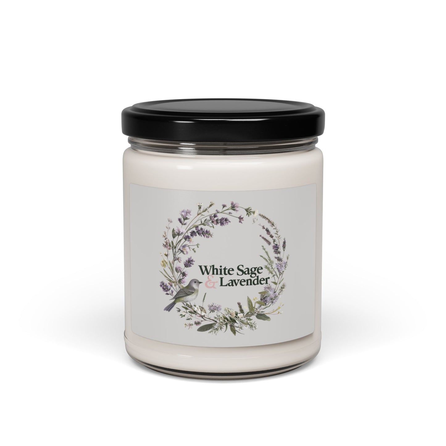 Clean Cotton Scented Soy Candle - Cozy Cabin Vibes, 9oz