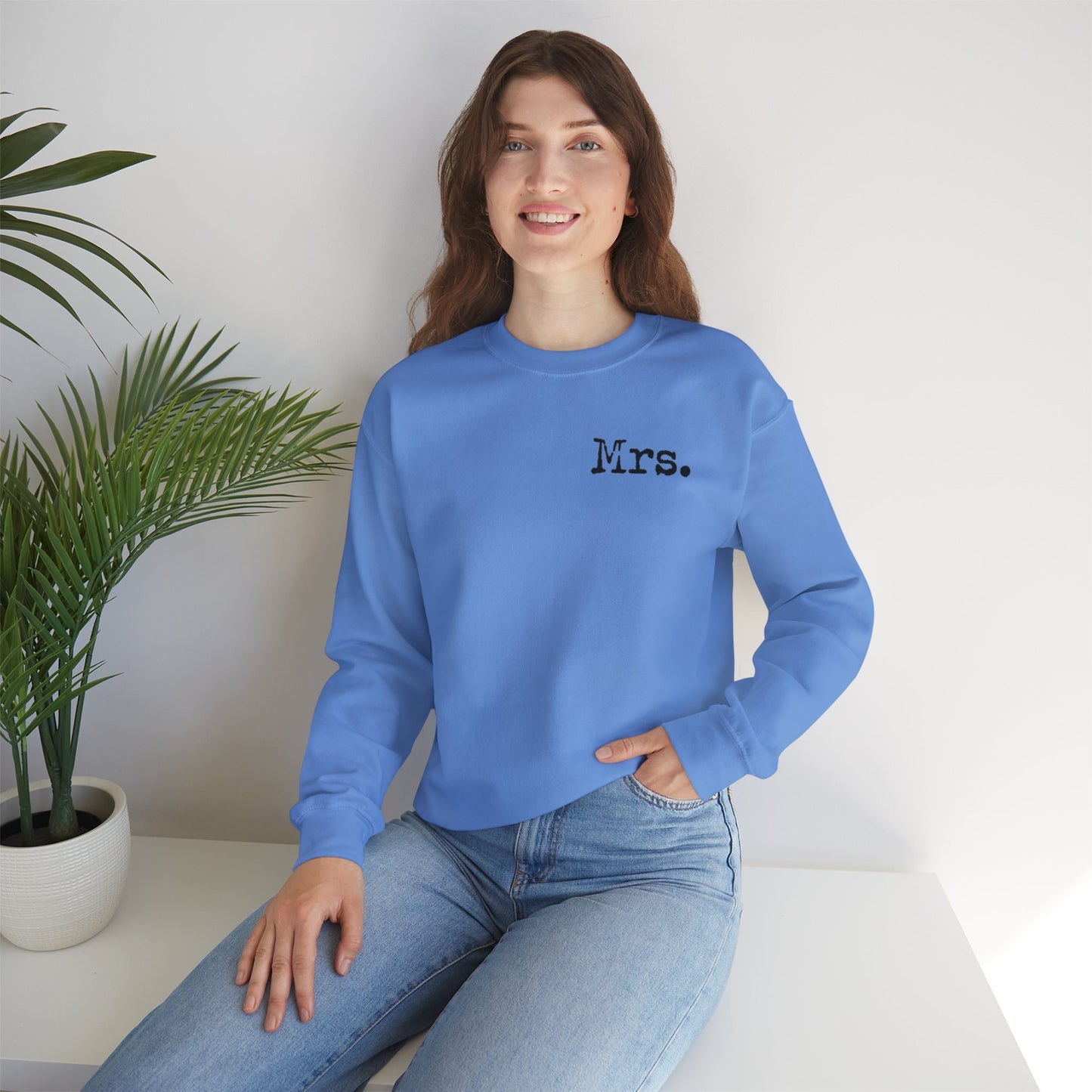 Mrs. Established 2025 Unisex Crewneck Sweatshirt | Perfect Wedding Gift