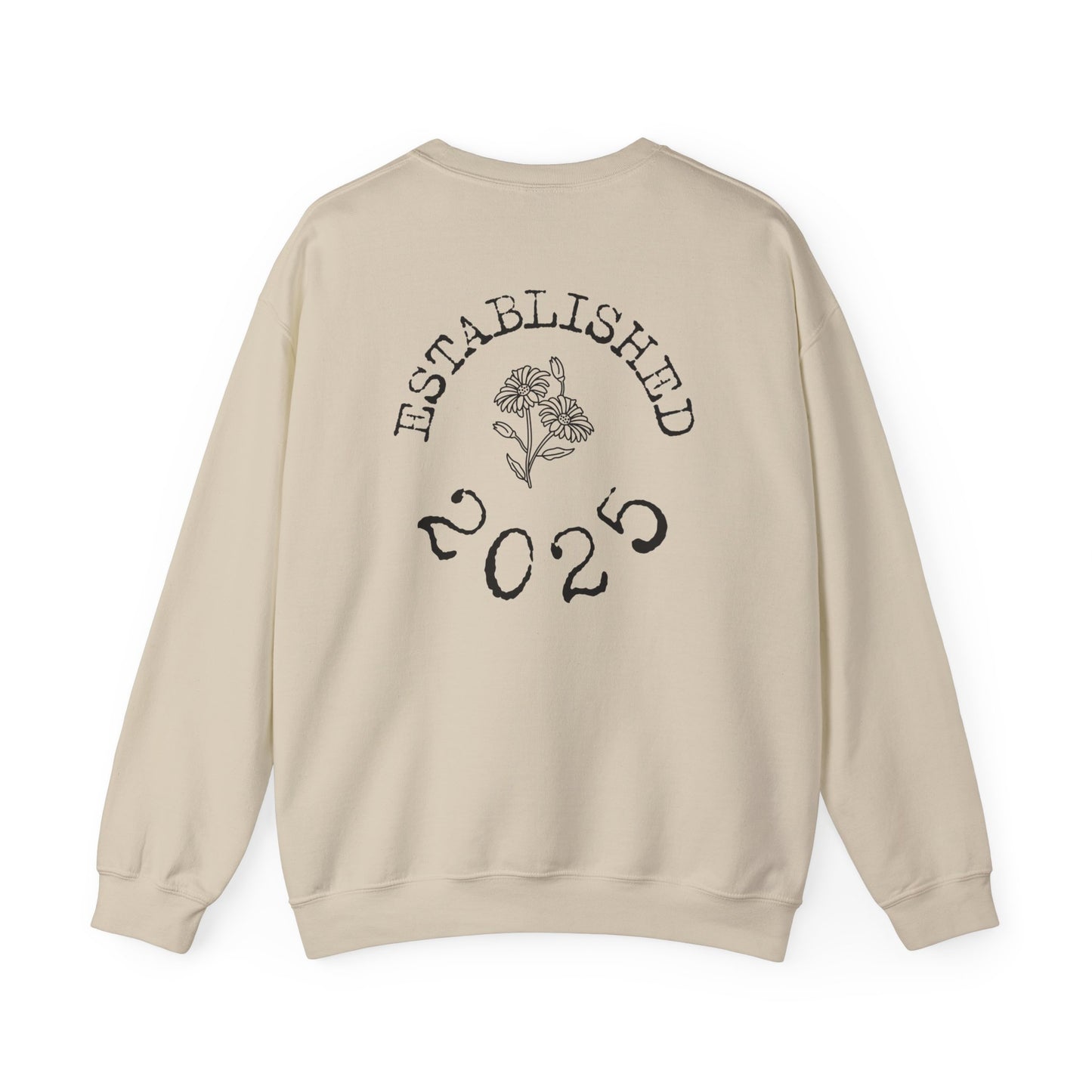Mrs. Established 2025 Unisex Crewneck Sweatshirt | Perfect Wedding Gift