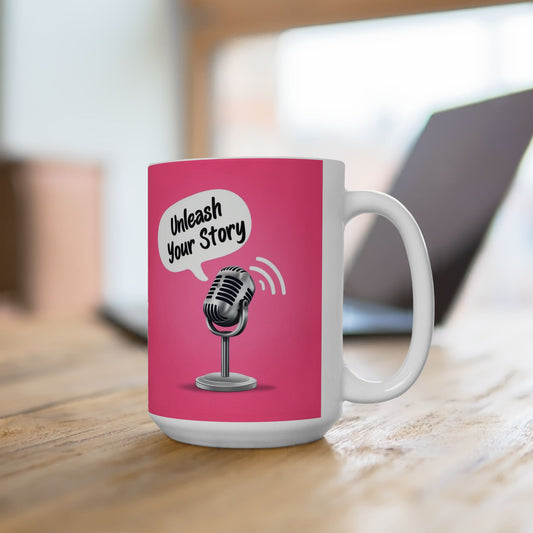 Mug for Podcasters - Unleash Your Story with Microphone Design